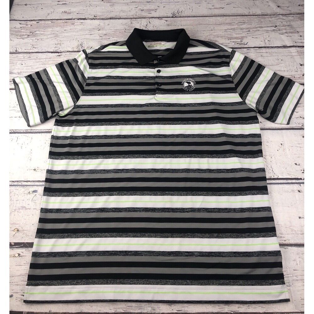Men's Nike Golf Dri-Fit Tour Performance Striped  1919‎ Pebble Beach Polo XL - Picture 2 of 11